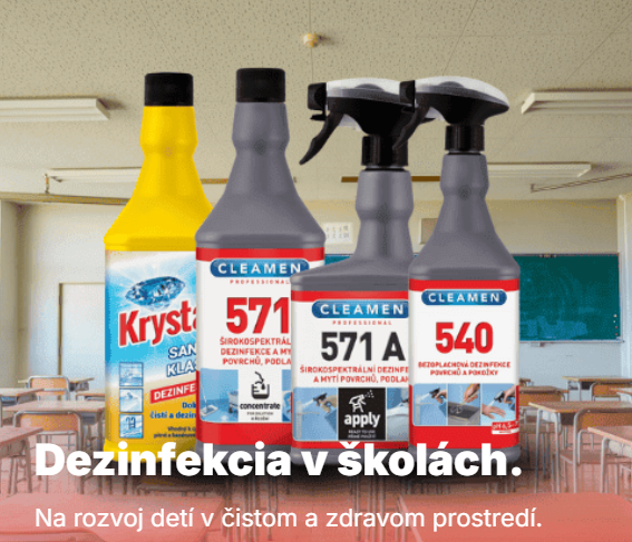 Profesionálne čistiace prostriedky