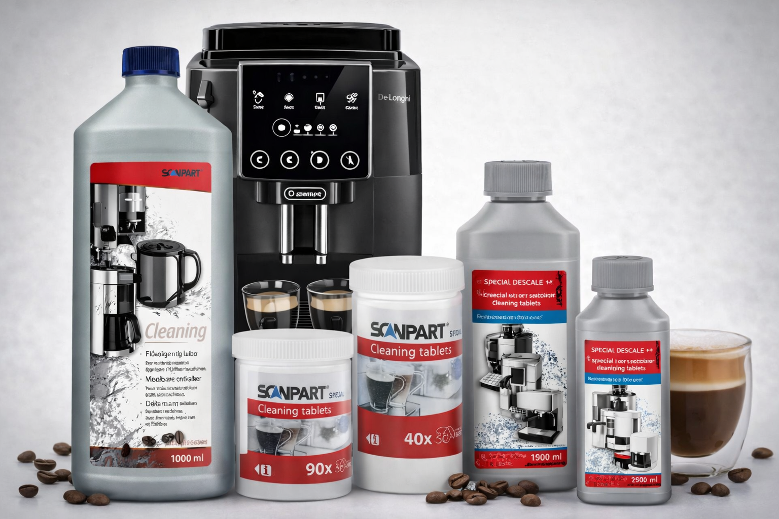 Profesionálne čistiace prostriedky pre kávovary 